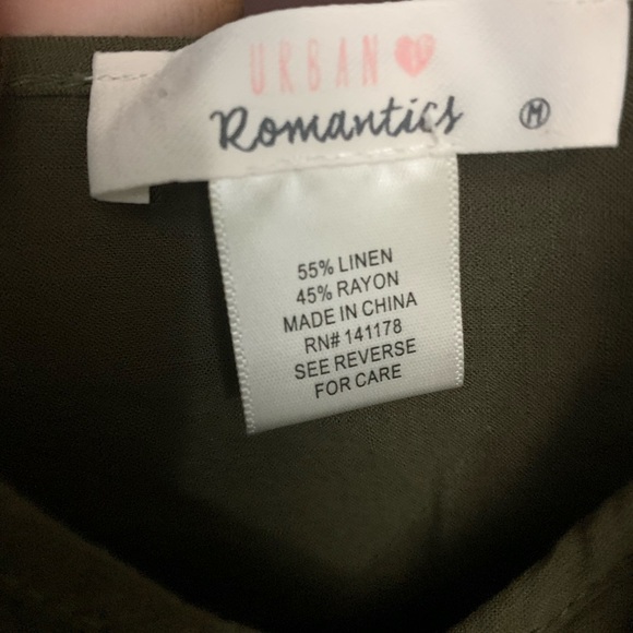 SOLD!! 
NEW Linen Halter Top Summer Army Green Olive, Medium. - Picture 5 of 5